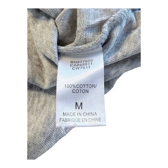 Chaser Long Sleeve Grey Tee Shirt Size Medium - Picture 8 of 9